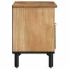 Stylish Solid Mango Wood TV Cabinet - 80x33x46 cm