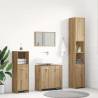  4 Piece Bathroom Furniture Set Artisan Oak Engineered Wood Colour artisan oak Number of 1 Number of Pieces 