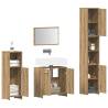 4 Piece Artisan Oak Bathroom Furniture Set | Hipo Market