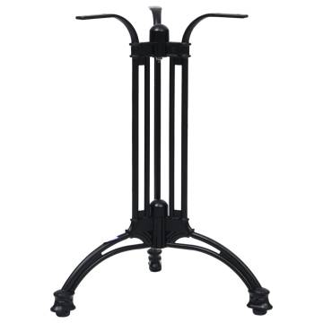 Bistro Table Leg Black Ø60x72 cm - Cast Aluminium | Hipo Market