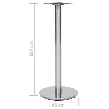 Stainless Steel Bistro Table Leg Ø45x107 cm - Silver