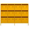 Stylish Mustard Yellow Sideboard - 135x39x103.5 cm