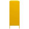 Stylish Mustard Yellow Sideboard - 135x39x103.5 cm