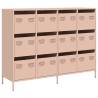 Pink Cold-Rolled Steel Sideboard - Stylish Storage Solution