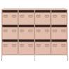 Pink Cold-Rolled Steel Sideboard - Stylish Storage Solution