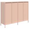 Pink Cold-Rolled Steel Sideboard - Stylish Storage Solution