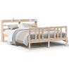 King Size Bed Frame with Headboard - 150x200 cm | HipoMarket