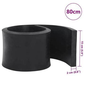 Rubber Edge for Snow Plow - 80x15x2 cm | HipoMarket UK