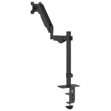 Single Monitor Arm for 27 Inch Screen - Gas Spring & Durable