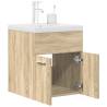  Bathroom Sink Cabinet with Built-in Basin and Faucet Sonoma Oak Colour sonoma oak Size 41 x 38.5 x 46 cm Model with faucet Number of 1 