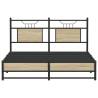 Sonoma Oak King Size Bed Frame 150x200 cm - Durable & Stylish