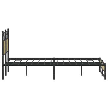 Sonoma Oak King Size Bed Frame 150x200 cm - Durable & Stylish