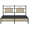 Sonoma Oak Bed Frame 140x200 cm - Stylish & Durable Design