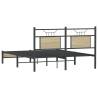 Sonoma Oak Bed Frame 140x200 cm - Stylish & Durable Design