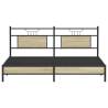 Sonoma Oak Bed Frame 160x200 cm - Engineered Wood, No Mattress