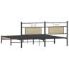 Sonoma Oak Bed Frame 160x200 cm - Engineered Wood, No Mattress