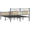 Sonoma Oak Bed Frame 137x190 cm | Durable Engineered Wood