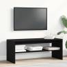 Black Oak TV Cabinet 100x40 cm - Stylish Storage Solution