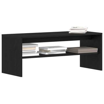 Black Oak TV Cabinet 100x40 cm - Stylish Storage Solution