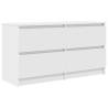 White TV Cabinet 100x35x54 cm - Durable & Stylish Storage