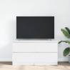 White TV Cabinet 100x35x54 cm - Durable & Stylish Storage