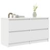 White TV Cabinet 100x35x54 cm - Durable & Stylish Storage