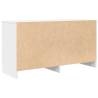 White TV Cabinet 100x35x54 cm - Durable & Stylish Storage