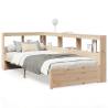 Bookcase Bed 90x200 cm - Solid Wood Pine | Hipomarket