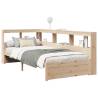 Bookcase Bed 90x200 cm - Solid Wood Pine | Hipomarket