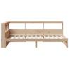 Bookcase Bed 90x190 cm - Solid Pine Wood Frame | HipoMarket