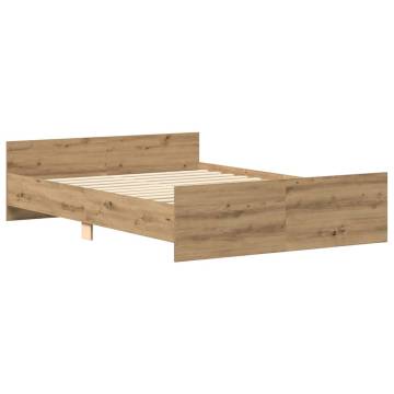 Artisan Oak Bed Frame 120x190cm - Quality Engineered Wood