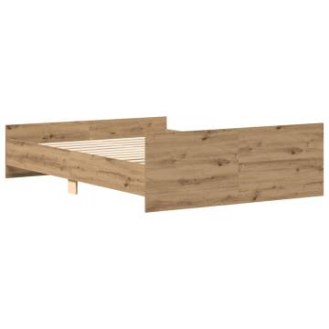 Artisan Oak Bed Frame 120x190cm - Quality Engineered Wood