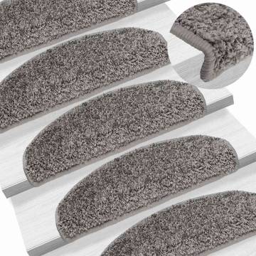 Stair Mats 20 pcs Grey 65x21x4 cm - Non-slip & Stylish | Hipomarket