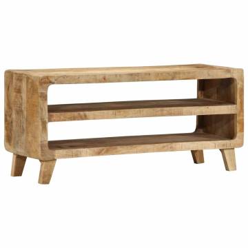 Stylish TV Cabinet 105x46 cm in Solid Mango Wood | HipoMarket