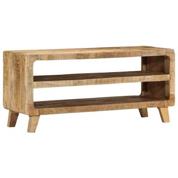 Stylish TV Cabinet 105x46 cm in Solid Mango Wood | HipoMarket