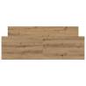 Artisan Oak Bed Frame 140x190cm - Engineered Wood | HipoMarket