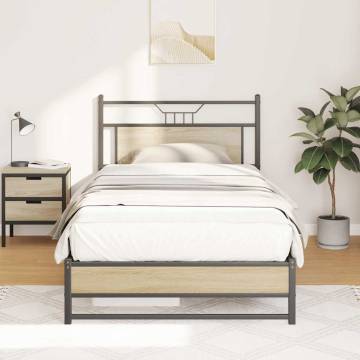 Sonoma Oak Bed Frame - Stylish & Durable | Hipo Market