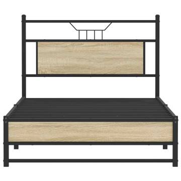 Sonoma Oak Bed Frame - Stylish & Durable | Hipo Market