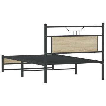 Sonoma Oak Bed Frame - Stylish & Durable | Hipo Market