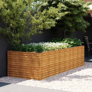 Garden Raised Bed 290x100x69 cm | Corten Steel Planter