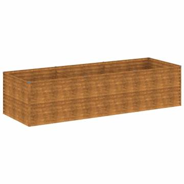 Garden Raised Bed 290x100x69 cm | Corten Steel Planter