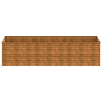 Garden Raised Bed 290x100x69 cm | Corten Steel Planter