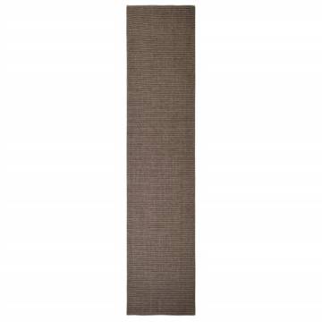 Sisal Rug for Scratching Post Brown 66x300 cm - Hipomarket