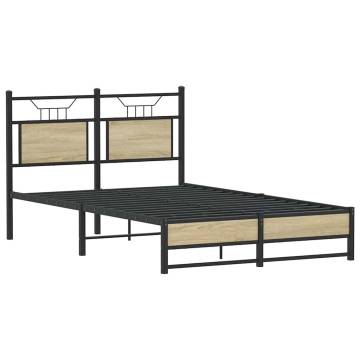 Sonoma Oak Bed Frame 120x190 cm | Stylish & Durable Design