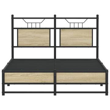 Sonoma Oak Bed Frame 120x190 cm | Stylish & Durable Design