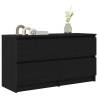 Stylish Black TV Cabinet - 100x35x54 cm | HipoMarket