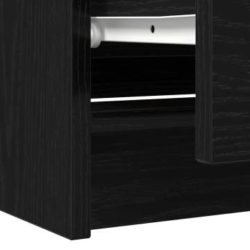 Stylish Black TV Cabinet - 100x35x54 cm | HipoMarket