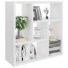 High Gloss White Wall Shelf | Modern & Stylish 45.1x16x45.1 cm