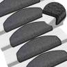 20 pcs Anthracite Stair Mats - Non-Slip & Washable | Hipomarket