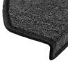 20 pcs Anthracite Stair Mats - Non-Slip & Washable | Hipomarket